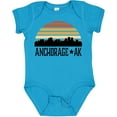 thumbnail image 3 of Inktastic Anchorage Alaska Skyline Boys or Girls Baby Bodysuit, 3 of 5