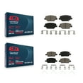 thumbnail image 1 of CMX Front Rear Ceramic Brake Pads Kit for Car Chevrolet Camaro Without Brembo Calipers KCX-100241, 1 of 9