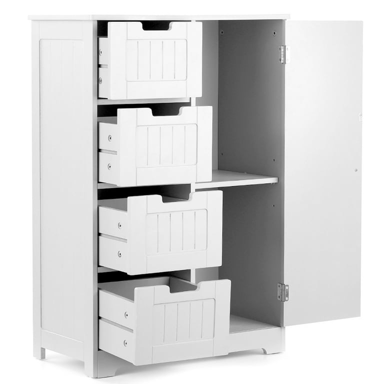 iKayaa Modern Under Sink Storage Cabinet with Doors Bathroom