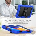 thumbnail image 2 of FJLBDE Case for Xiaomi Redmi Pad SE 8.7 inch 2024, Rugged Shockproof Tablet Cases Cover with Kickstand Shoulder Strap, Blue, 2 of 7