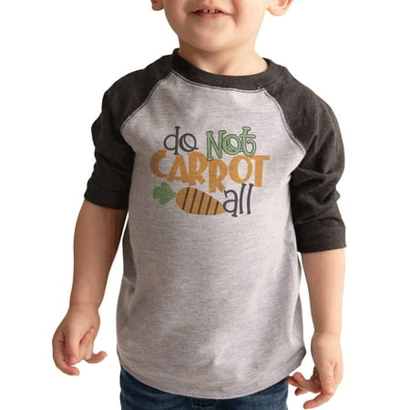 

7 ate 9 Apparel Kid s Happy Easter Shirts - Funny Carrot Grey Shirt 6 Months