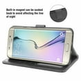 thumbnail image 3 of Mobile Phone Cover for Samsung S6, Cover Premium Pu Leather Tpu Flip Cover Magnetic Closure Card Compartment Stand Function Wallet with Lanyard Protective Cover, 3 of 7