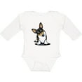 thumbnail image 3 of Inktastic Tri Color Corgi Boys or Girls Long Sleeve Baby Bodysuit, 3 of 5