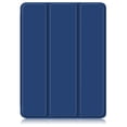 thumbnail image 2 of ShellTech Case for iPad 9th 8th 7th Generation 10.2-inch,Magnetic Folio Smart Leather Case Clear PC Auto Sleep/Wake Trifold Stand Back Cover Built-in Pencil Holder,Darkblue, 2 of 11