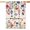 Memorial Day Welcome, variant on Hello Summer Ice Cream House Flag Double Sided Burlap 28x40 Inch Seasonal Sign, Adds a Large Festive Accent to Your Outdoor Space, DF26928