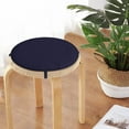 thumbnail image 4 of Riforla Round Garden Chair Pads Seat Cushion for Outdoor Bistros Stool Patio Dining Room Four Ropes Navy 15inch, 4 of 5