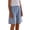 Blue C, variant on Bovxnpu Girls Summer Capris Wide Leg Pants Linen Cotton Girls Shorts Casual with Pockets Loose Pants