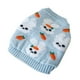 thumbnail image 1 of Ropa de invierno para mascotas, cárdigan a prueba de viento con estampado de dibujos animados, suéter tejido para perros pequeños, disfraz para cachorros, 1 of 5