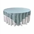 thumbnail image 3 of LA Linen TCpop72x72-BlueLgtP18 Polyester Poplin Square Tablecloth, Light Blue - 72 x 72 in., 3 of 4