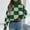 02 Green, variant on Weiqiqre Fall Sweaters for Women Lightweight Oversized Crew Neck Long Sleeve Color Block Pullover Rib Knit Blouse Tops