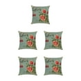 thumbnail image 3 of Maytalsory Easy To Change Flowers Pillowcase Addition To Home Decor Polyester Decorative Pillow Cushion Covers Soft Durable kztym001-2 5Set, 3 of 6