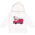 thumbnail image 2 of Inktastic 4th of July Firetruck with Red and Blue Stars Toddler Hoodie, 2 of 4
