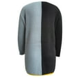 thumbnail image 5 of CEHVOM Automne et Hiver Femmes Robe Chandail à Manches Longues Patchwork Col Rond, 5 of 5