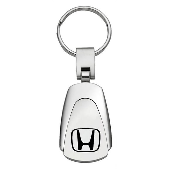 Honda H Teardrop Key Chain (Silver)