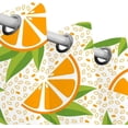 thumbnail image 4 of Room Darkening Window Curtains Drapes Orange Fruit with Leaves Thermal Insulated Grommet Blackout Curtains 84x55 in 2 Panels for Bedroom Living Room, 4 of 6