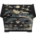 thumbnail image 3 of February Mountain Mother of Pearl Wooden Jewelry Organizer Box – Jewelry Storage Box for Women, Features Spacious Drawers, Ideal for Rings, Bracelets, Watches, Chains, Accessories, 3 of 5