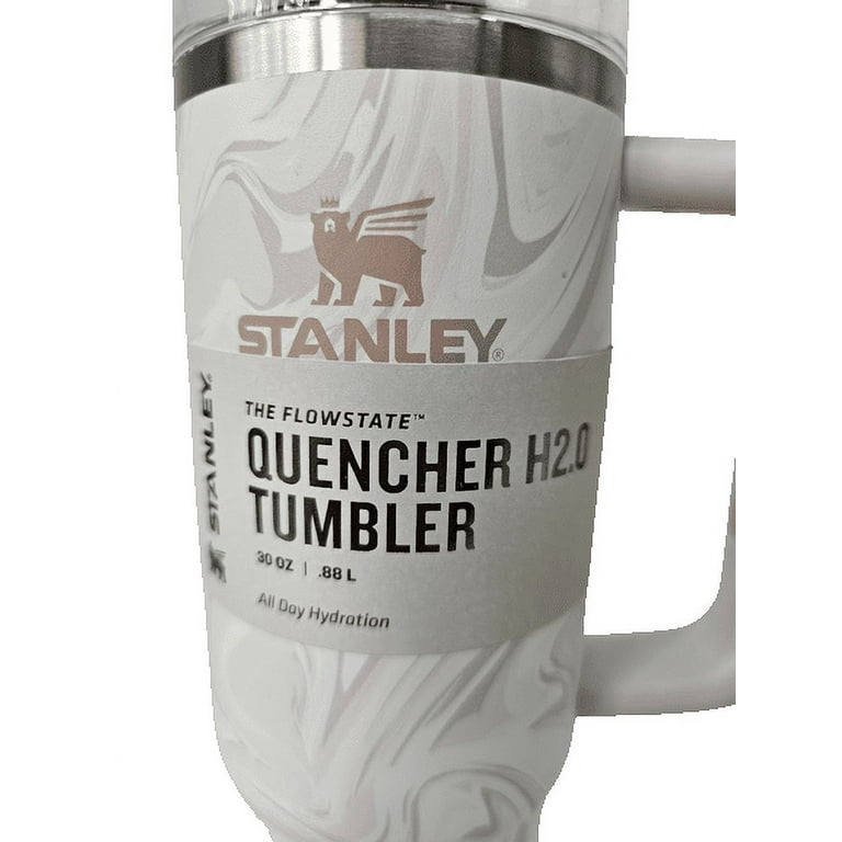 Stanley 30 oz. Quencher H2.0 Tumbler Rose Quartz Pink Swirl- USA AUTHENTIC