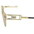 thumbnail image 3 of Cazal Legends Men's 958 096SG Light Gold/Black Retro Round Sunglasses 46mm, 3 of 7