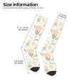 thumbnail image 5 of Balery Air Balloon And Flower Fun Novelty Socks Men'S Women'S Crew Socks Funny Crazy Novelty Socks Quirky And Cool Socks, 5 of 9