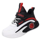 JAHH Boys Shoes Kids Running Lightweight Breathable Sport Sneakers Athletic Running Shoes(Toddle & Little Kid & Big Kids)(5.5-6 Years,Red)