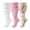 Floral, variant on 3 Pack Plus Size Compression Socks for Women & Men, Extra Wide Calf Knee High Stockings for Circulation Support