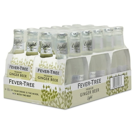 (24 Bottles) Fever-Tree Light Ginger Beer, 6.8 Fl Oz