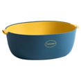 thumbnail image 2 of Wuming Multi-functional Kitchen Strainer Basket for Fruits and Vegetables, Detachable Design, Deep Blue Color, Large Capacity (5000ml U Shape), Durable and Safe Food-Grade PP Material, 2 of 6