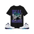 thumbnail image 1 of 5 Grape Graphic Tee, Move in Silence Money T-shirt Match 5 Grape Sneaker, Lightweight Feel, Moves with You, Layer-Friendly, Works, 1 of 7