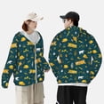 thumbnail image 4 of Fotbe Camping Chaqueta con Protección Solar UPF 50+ para Hombre y Mujer, Camisa con Capucha y Bolsillos-Large, 4 of 7