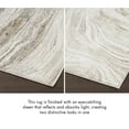 thumbnail image 4 of Nourison Glam Modern Grey Gold 2'3" x 7'6" Area Rug (2x8), 4 of 8