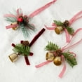 thumbnail image 6 of Fek888 Christmas Ribbon Bows Outdoor Bow Natural Christmas Tree Decoration Small Pendant Christmas Decoration Supplies, 6 of 7