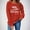 Red, variant on Women's Plus Size Loose Graphic Sweatshirts with Crewneck Long Sleeve and Printed Fashion Top