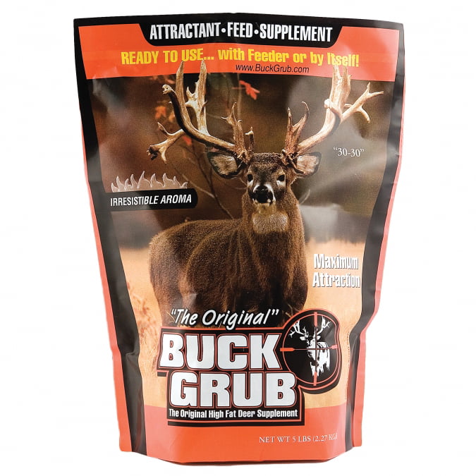 Evolved Industries Powder Buck Grub Game Feed Deer Attractant 5lb Bag ...