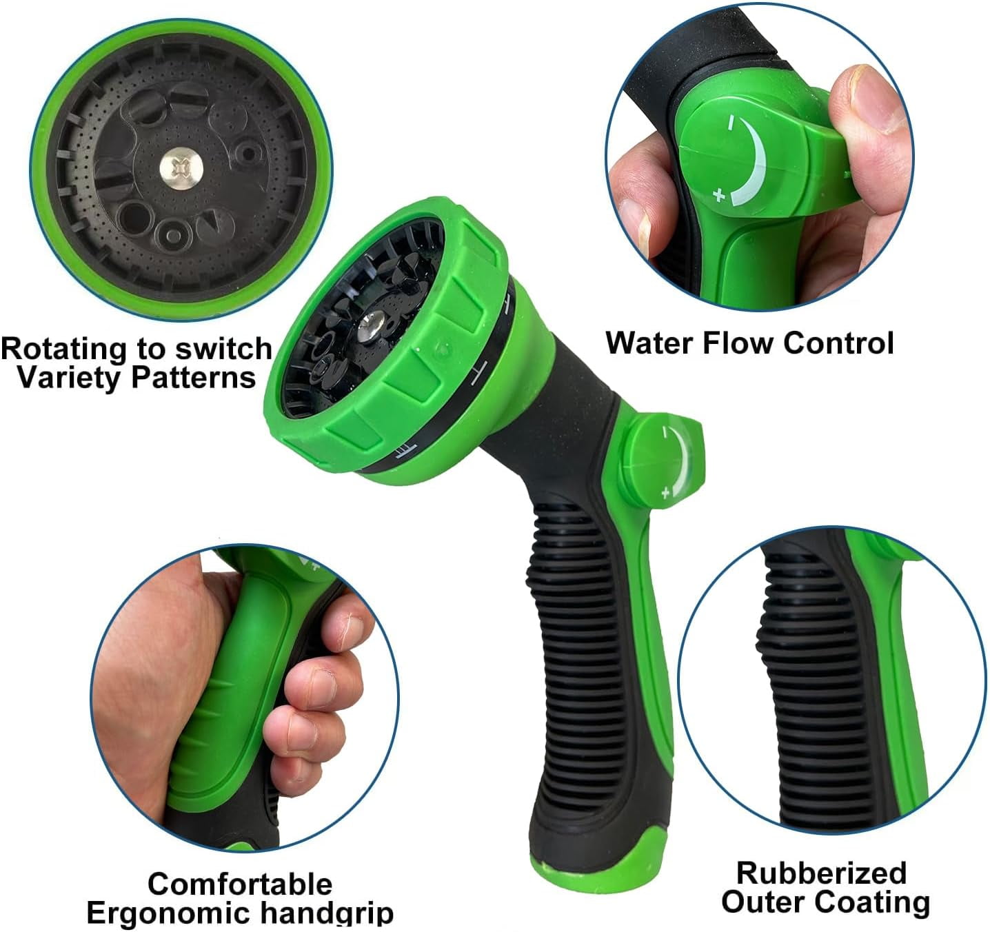 75Ft Metal Garden Hose durable stainless steel Water Hose, flexible, lightweight hose is resistant to kinks and tangles.With 10-way nozzle, strong 3/4” metal fittings, and a Stop Valve.
