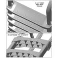 thumbnail image 6 of Vinyl Works Above Ground Pool Deck Step Ladder, 4-Step Resin Safety Frame, Gray, 6 of 11