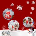 thumbnail image 5 of Aosijia Puppy Clothes Christmas Print Pet Dog Vest Clothes with Bowknot for Small Dog Holiday Festival Costume Decoration (B), 5 of 6