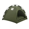 thumbnail image 1 of Summer Cooling Mat Outdoor Pet Nest Tent Breathable Foldable Solid Color Simple Pet Cage, 1 of 4