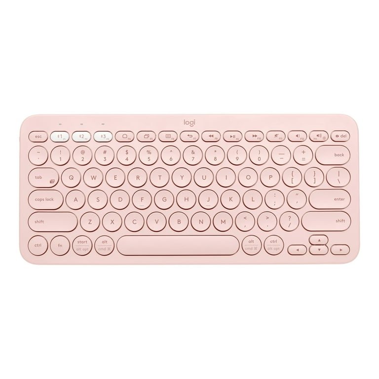 - Keyboard 3.0 - wireless English K380 Multi-Device Logitech Bluetooth rose - - Keyboard Bluetooth QWERTY - -