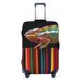 thumbnail image 2 of Goofa Chameleon Panther On Colored Pencils Pattern Luggage Covers For Suitcase,Suitcase Cover Protector Fit 18-32 Inch Luggage-X-Large, 2 of 9