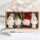 thumbnail image 2 of 4pcs/box Forest Santa Claus Mini Doll Christmas Tree Pendant Xmas Decoration for Home Gnome Doll Xmas Kids 2023 New Year Gifts, 2 of 5