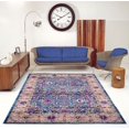 thumbnail image 2 of Whitby Blue Beige Traditional Indoor/Outdoor Area Rug 5'2" x 7'5", 2 of 6
