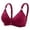 Wine, variant on Daznico Comfortable Wireless Lace Bralette for Women Breathable Full Coverage Lift and Support Adjustable Top Plus Size Back Support Underwear Bra