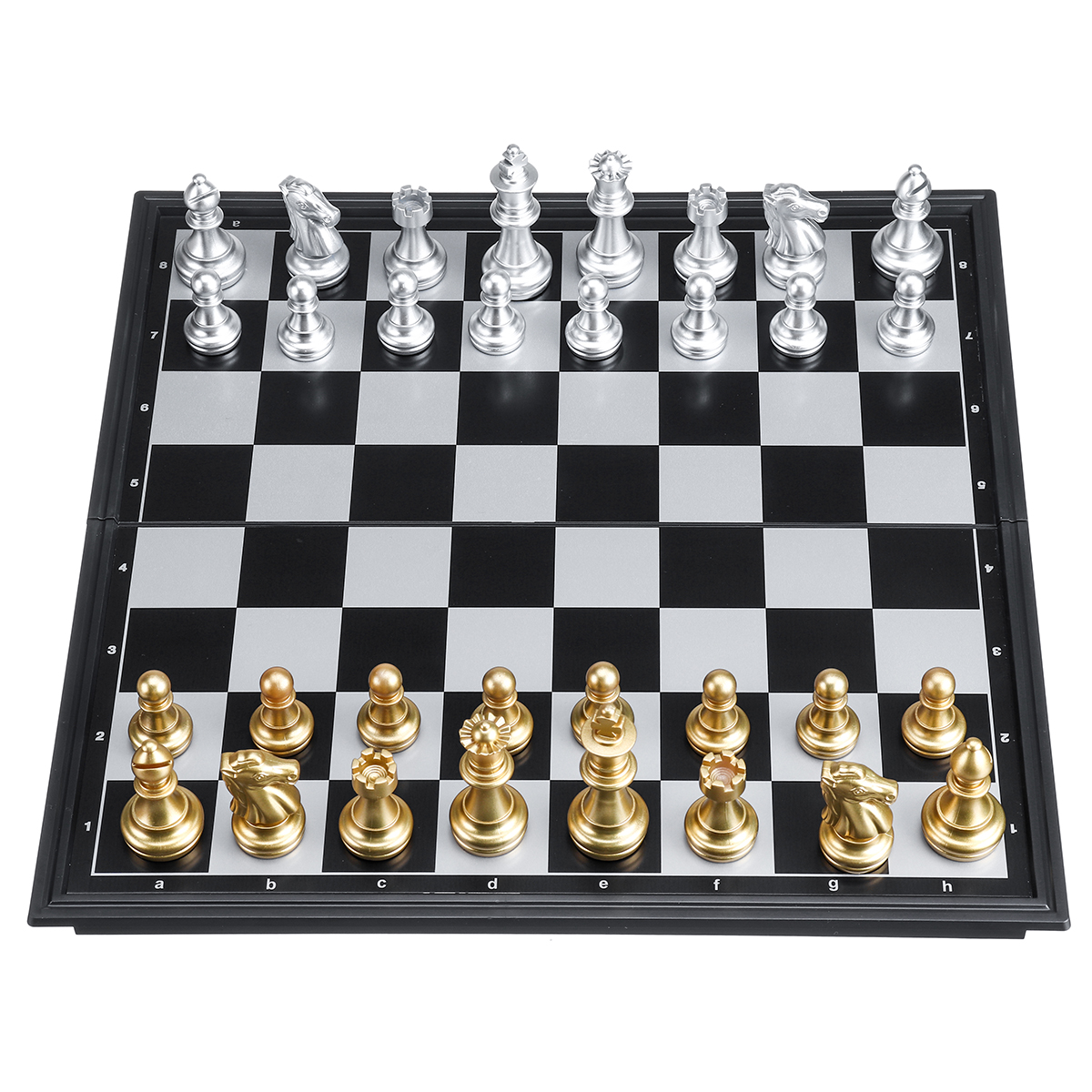2 Inches Magnetic Wooden Chess Set - 2 Extra Queens - Folding Board