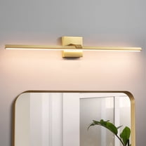 Modern Vanity Lighting Fixtures 32 Inch Bathroom Vanity Lights Over Mirror Wall Sconce for Bathroom Gold Warm Lighting Bath Wall Sconce