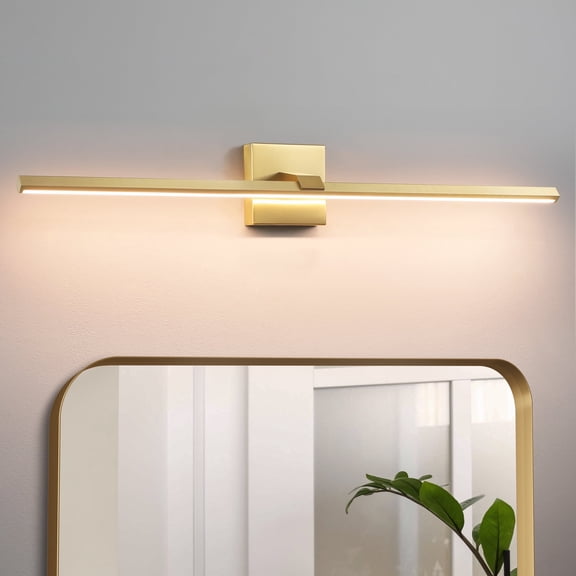 Modern Vanity Lighting Fixtures 32 Inch Bathroom Vanity Lights Over Mirror Wall Sconce for Bathroom Gold Warm Lighting Bath Wall Sconce