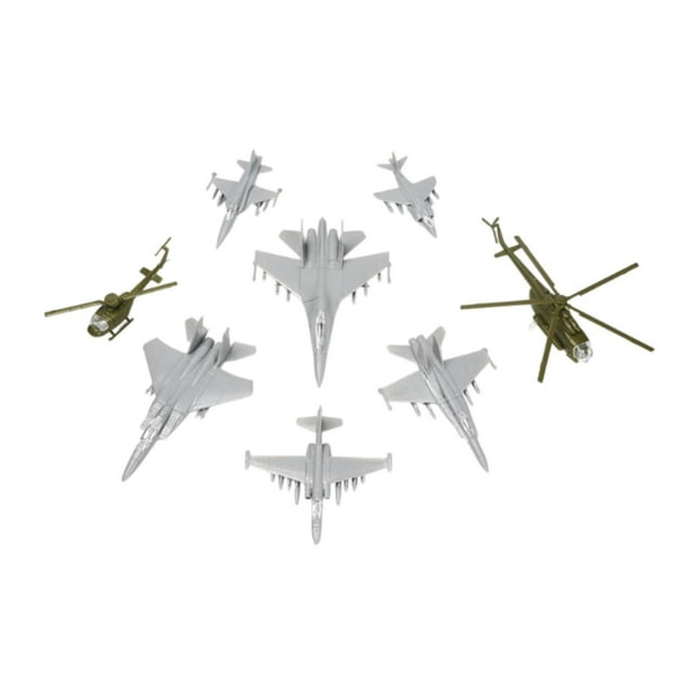 BELOVING 8 Pcs Jouet Avion Modèle Échelle 1:144 Modèle Avion Aviation Objets de Collection