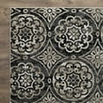 thumbnail image 3 of Loomaknoti Ohanzah Owena 5' x 7' Gray Medallion Indoor Area Rug, 3 of 9
