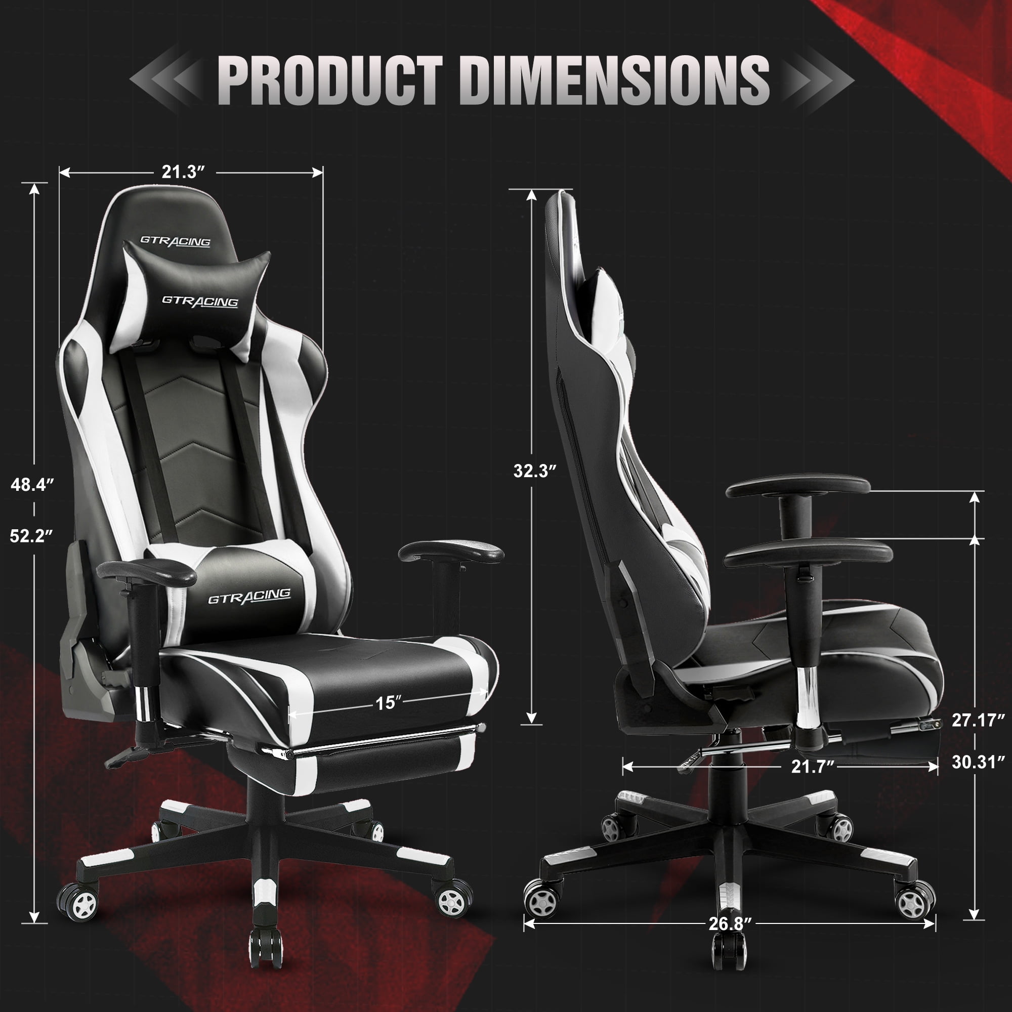 Selected Gt jujitsu Racing Gaming Chair