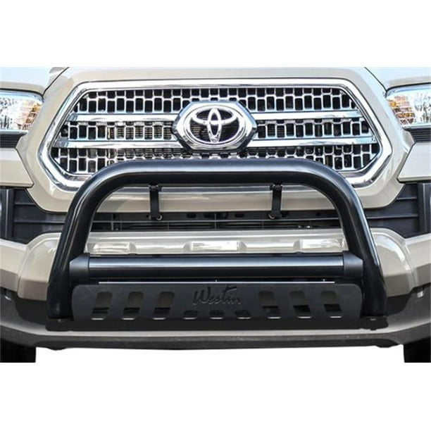 3 in. Steel Ultimate Chrome Bull Bar with LED Light Bar for 20152018