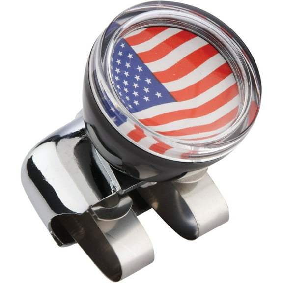 Custom Accessories Classic Steering Wheel Spinner, Twin-Band Mounting